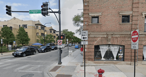 Charbella Salon exterior in Lakeview, Chicago